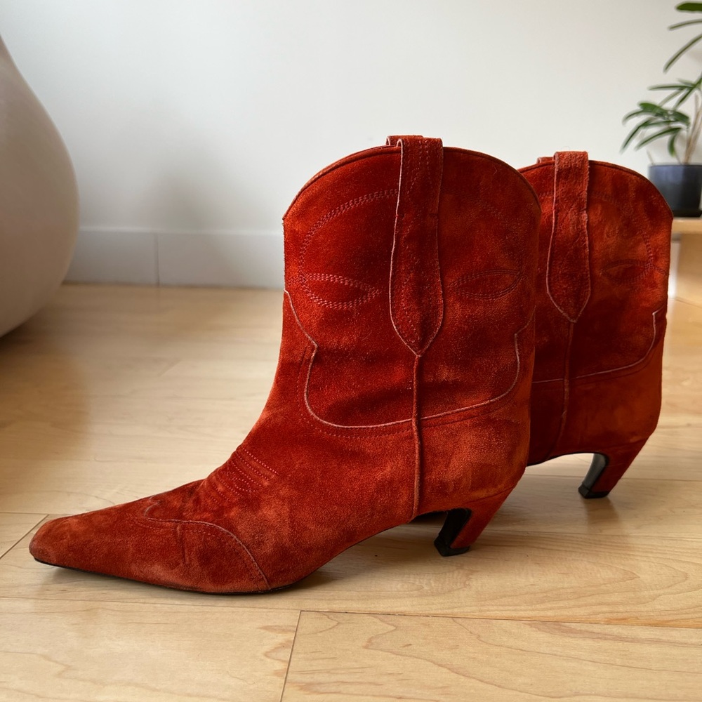 Khaite's suede 'Dallas' ankle boots